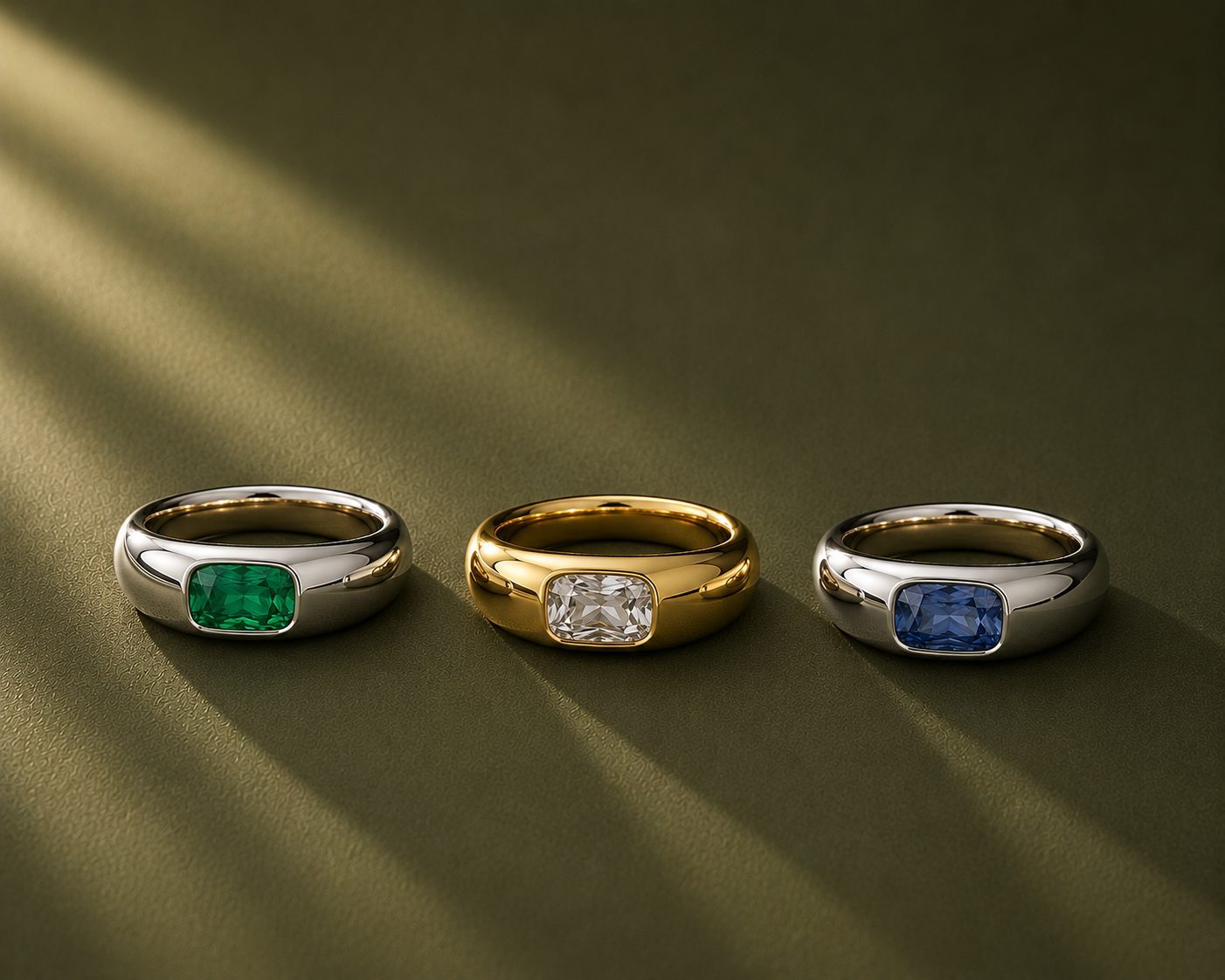 Trio Pinky Ring