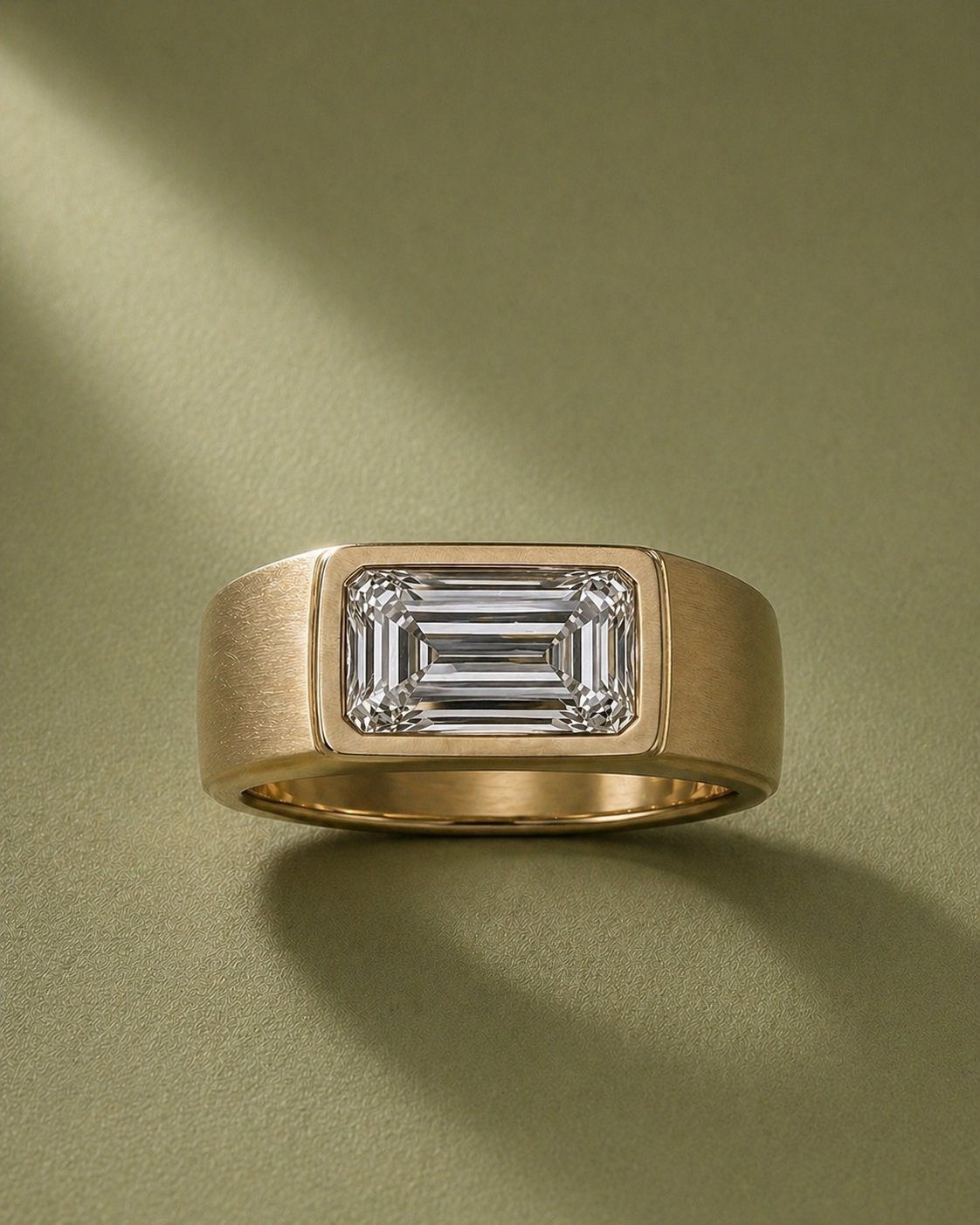 Emerald Cut Signet Ring
