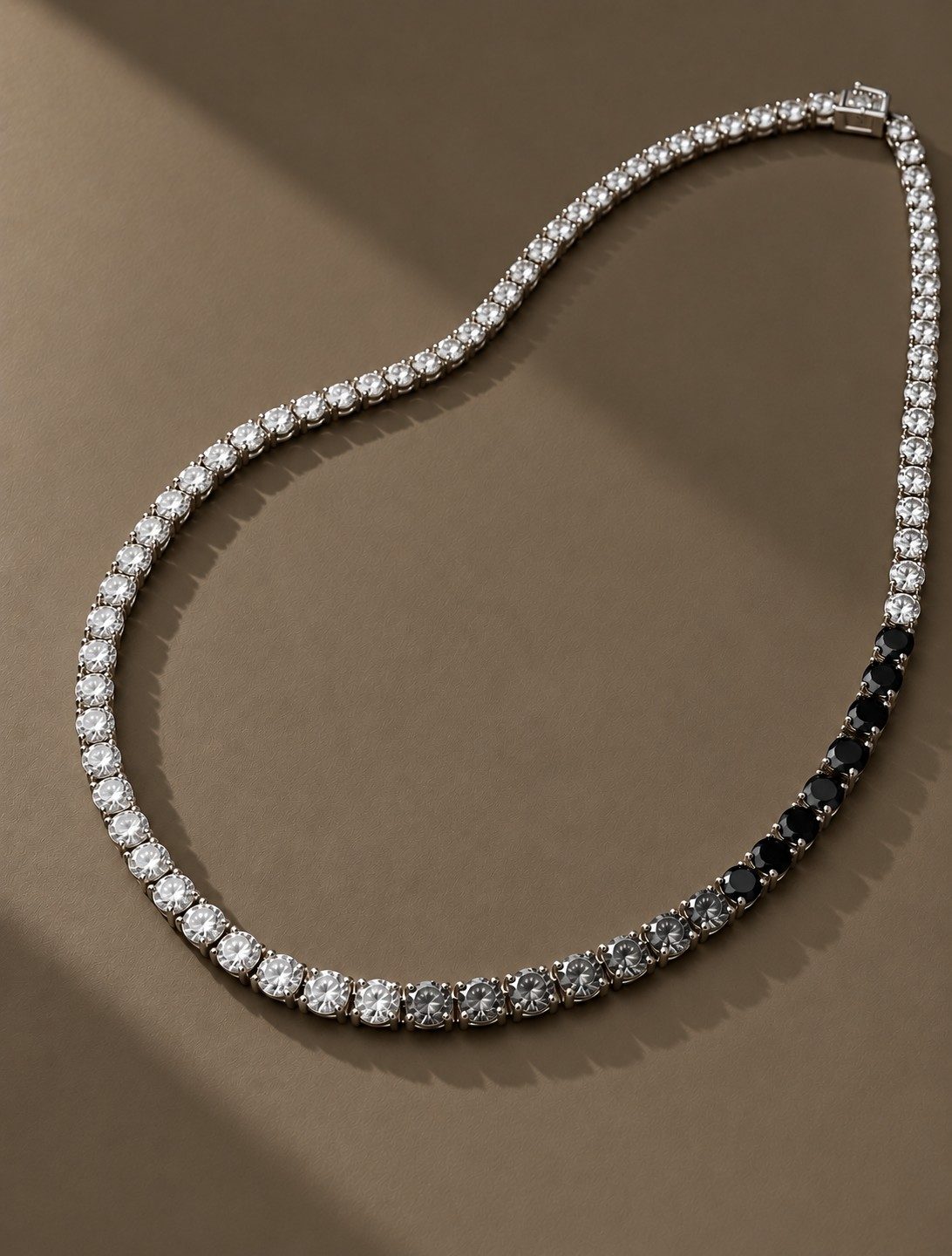 Noir Tennis Necklace